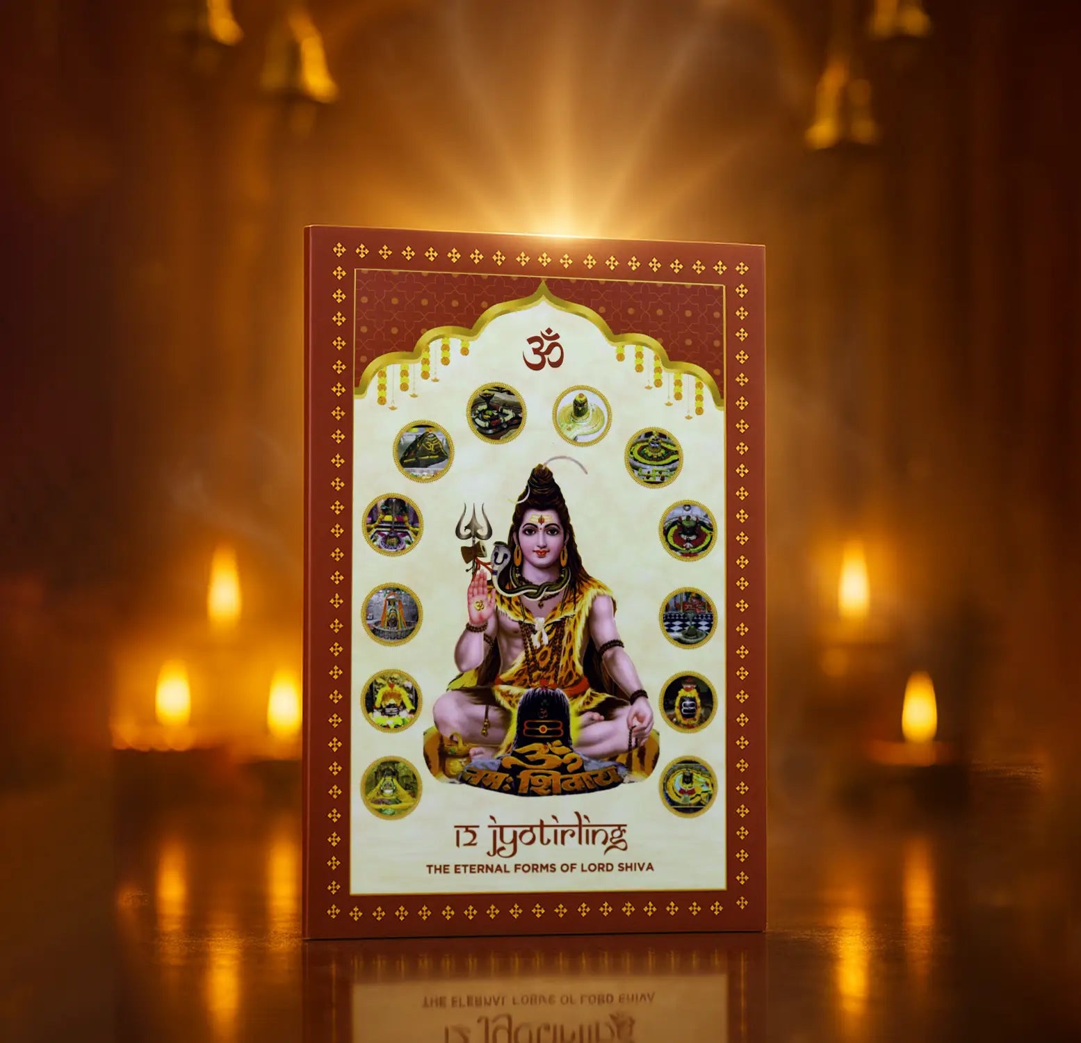 12 Jyotirlinga Pure Silver Coin Collection - Made With Pure 999 Silver